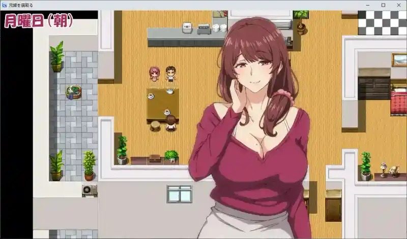 NTR兄妻~胁迫下嫂子沉沦的淫荡秘密 官方-失败 美雪小姐RPG 中文版下载 封面图
